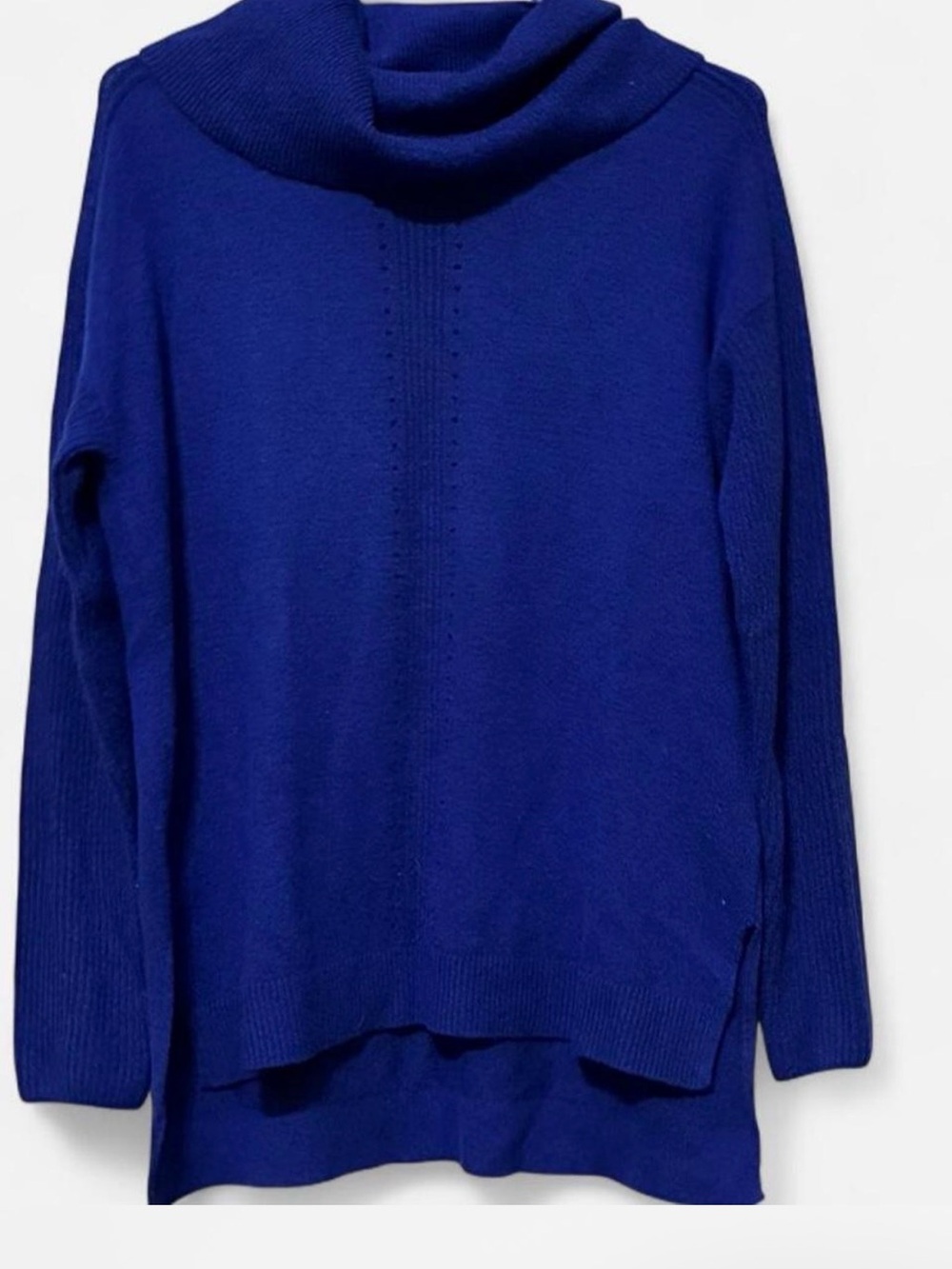 Banana Republic Cowl Neck Long Sleeve Sweater — Cobalt Blue Size M